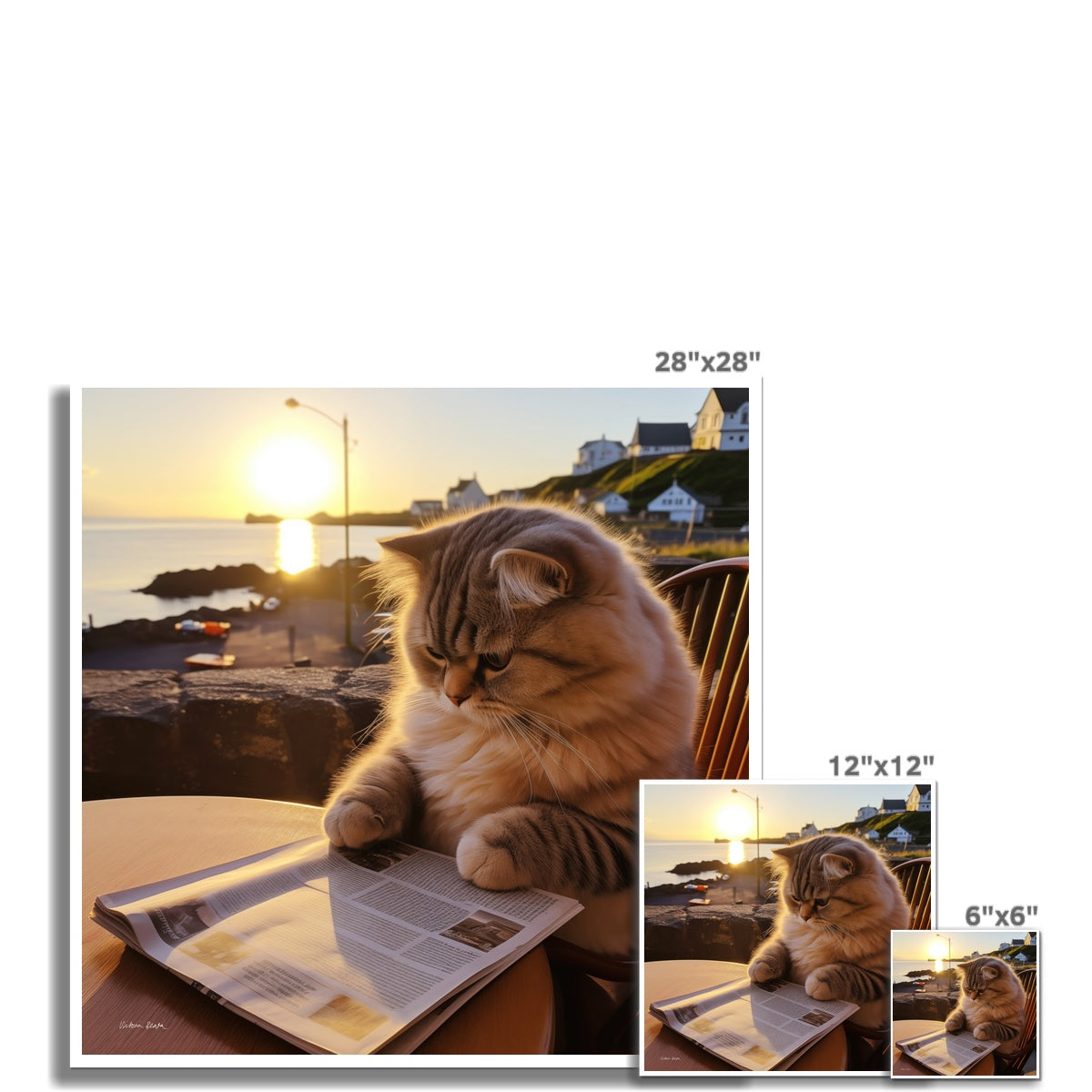 Keeping Up With The Mews Fine Art Print