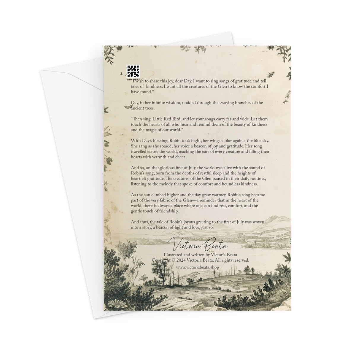 Robin's Joyful Song Greeting Card