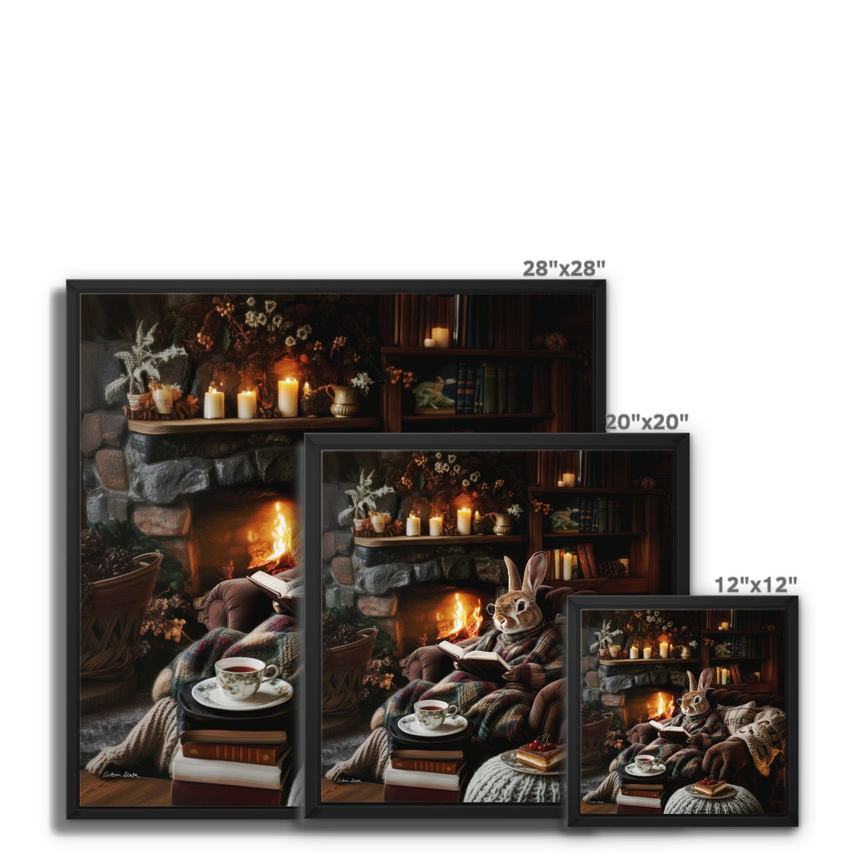 A Story For Friends Framed Canvas