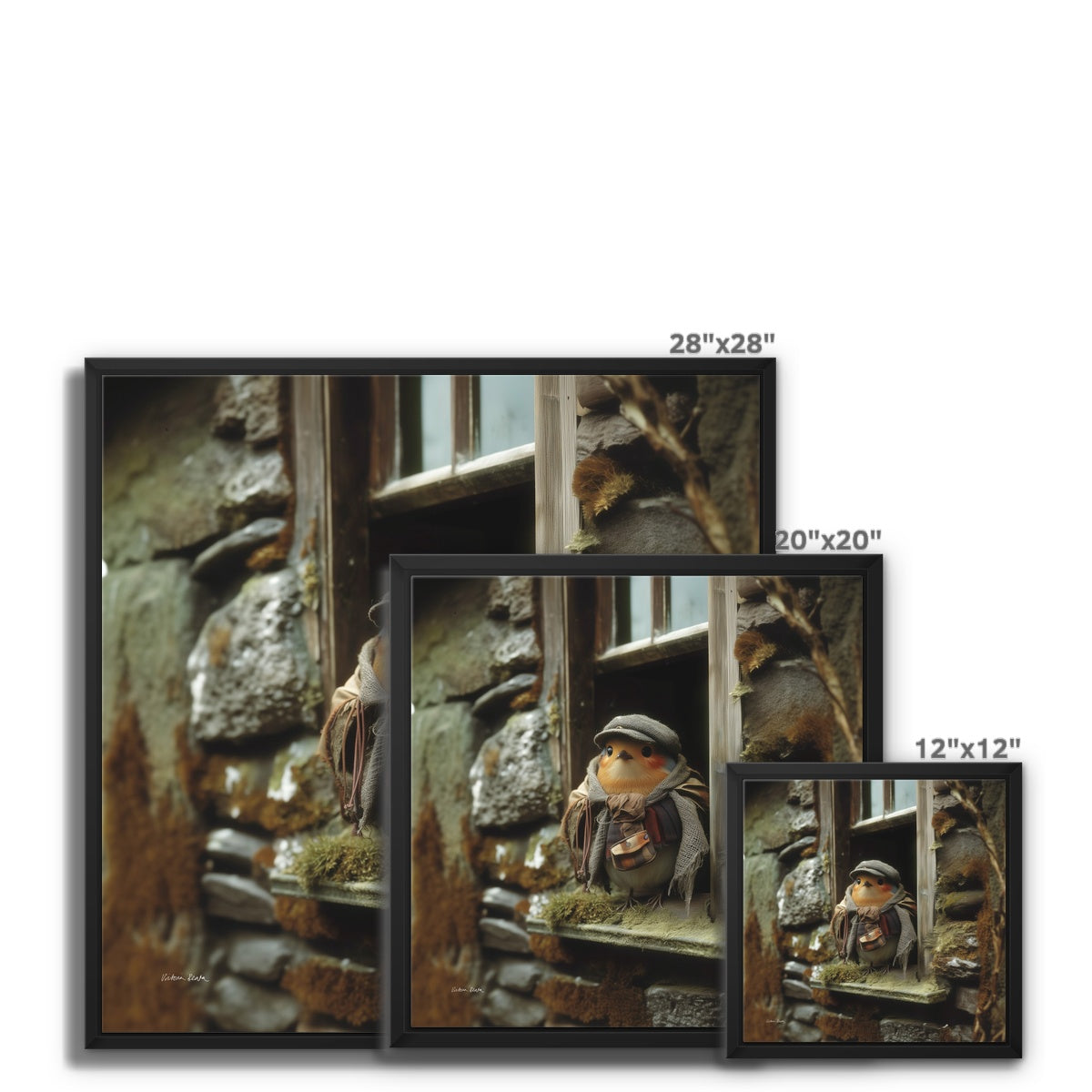 Courage Framed Canvas