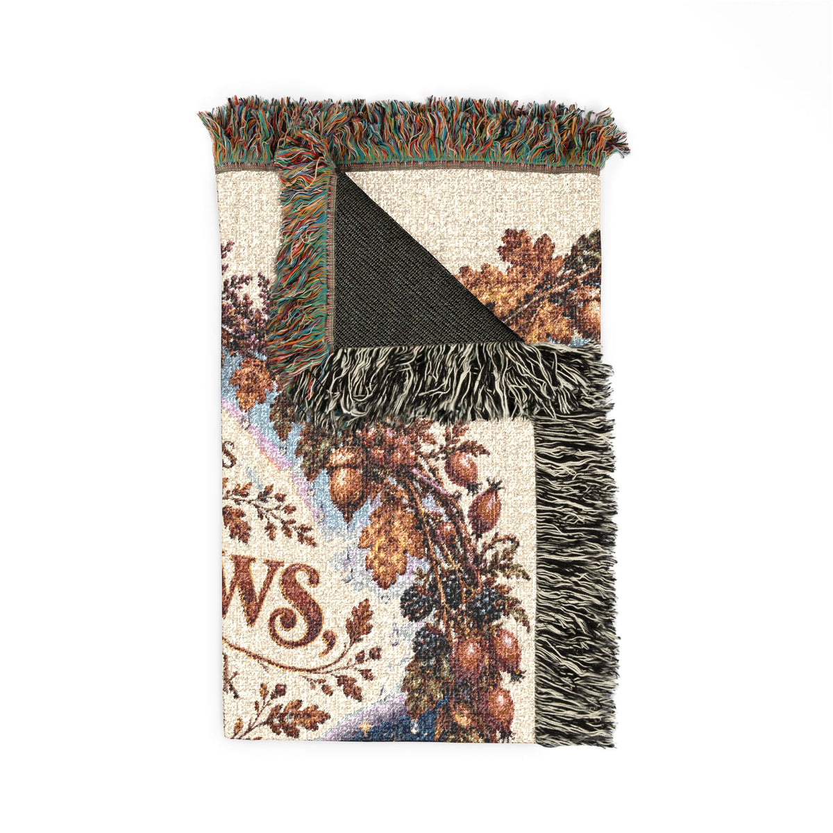 Nativity Woven Throw Blanket – Blessed Are the Pure in Heart Design