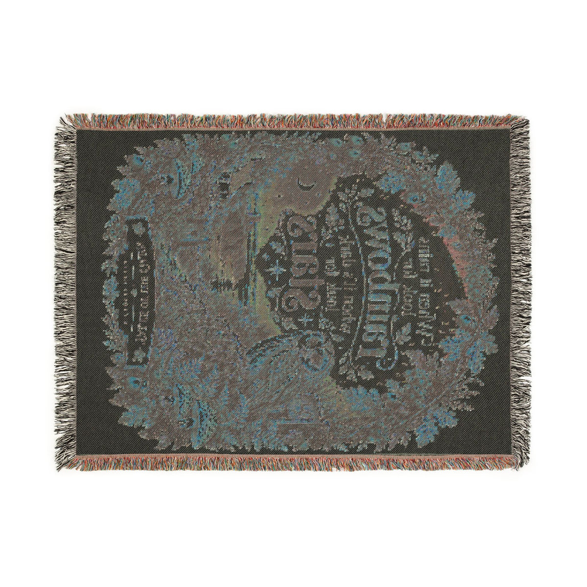 Nativity Woven Throw Blanket – Blessed Are the Pure in Heart Design