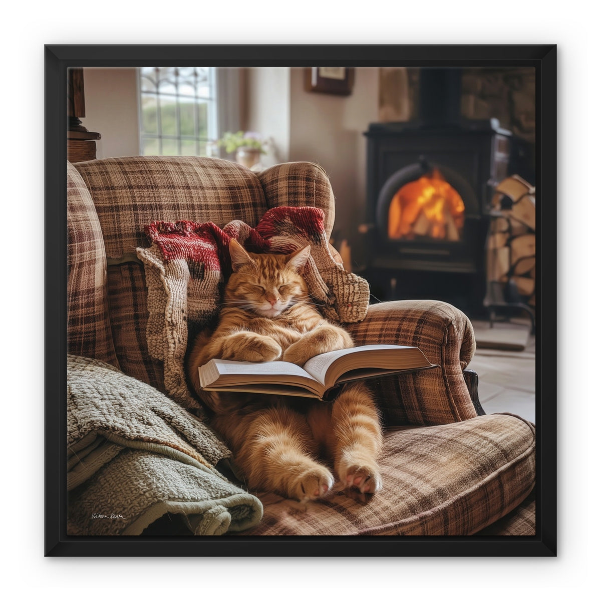 Home  Framed Canvas