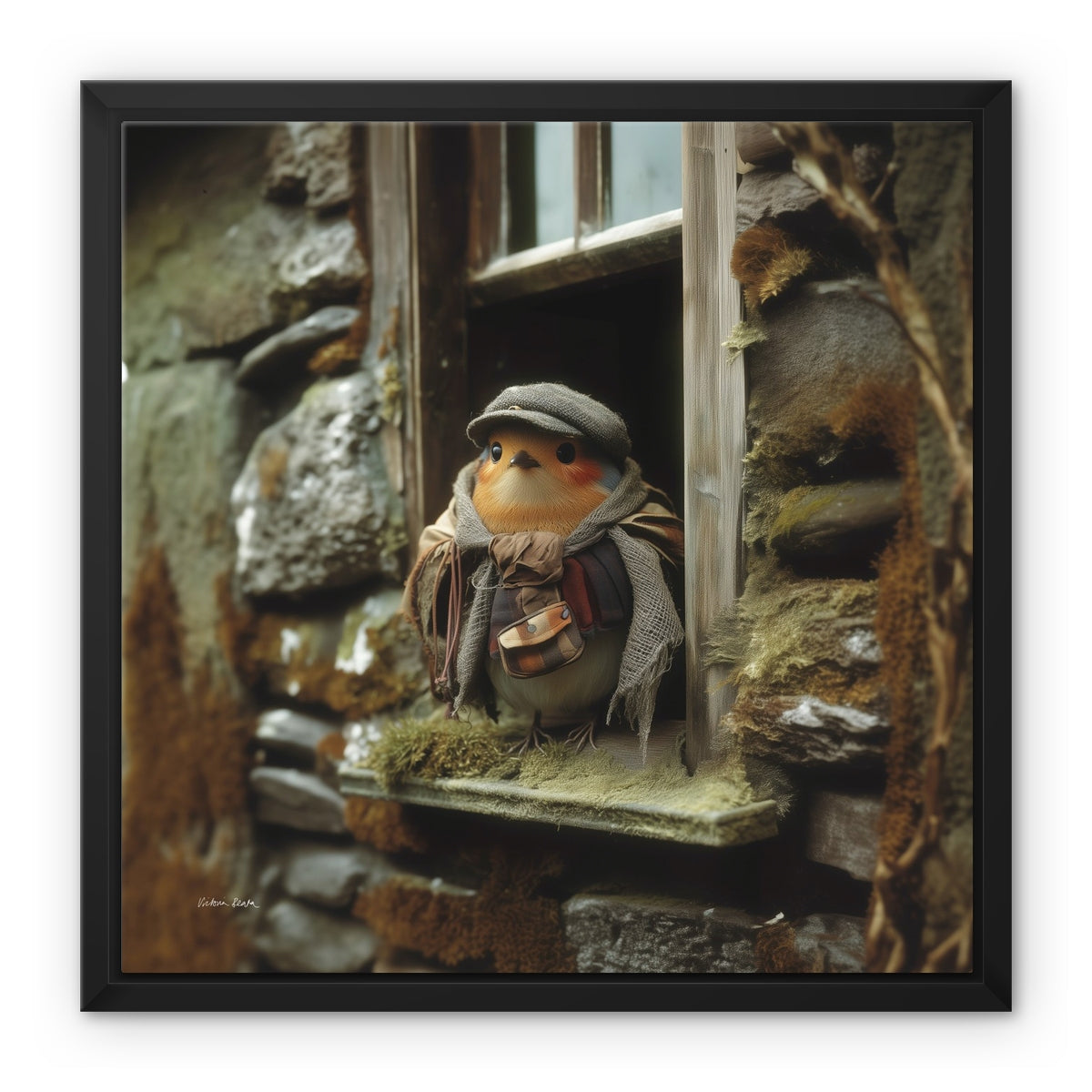 Courage Framed Canvas
