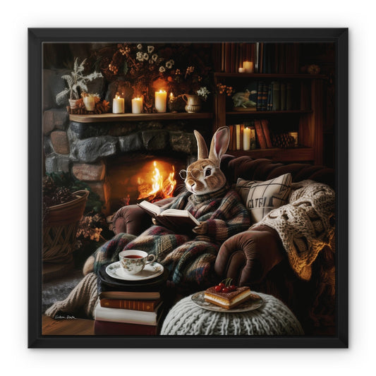 A Story For Friends Framed Canvas