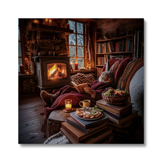 Rabbit's Storytelling Circle Canvas