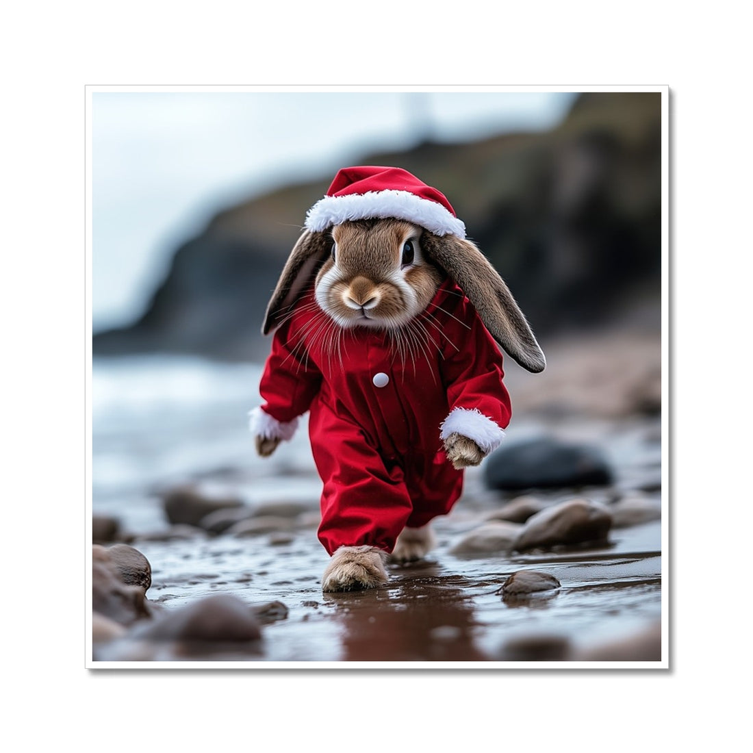 Grumpy Christmas Fine Art Print – Victoria Beata
