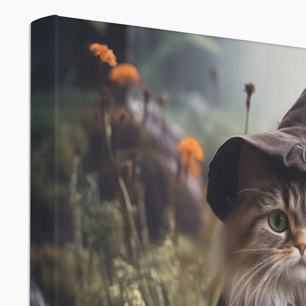 The Keeper of the Halloween Canvas