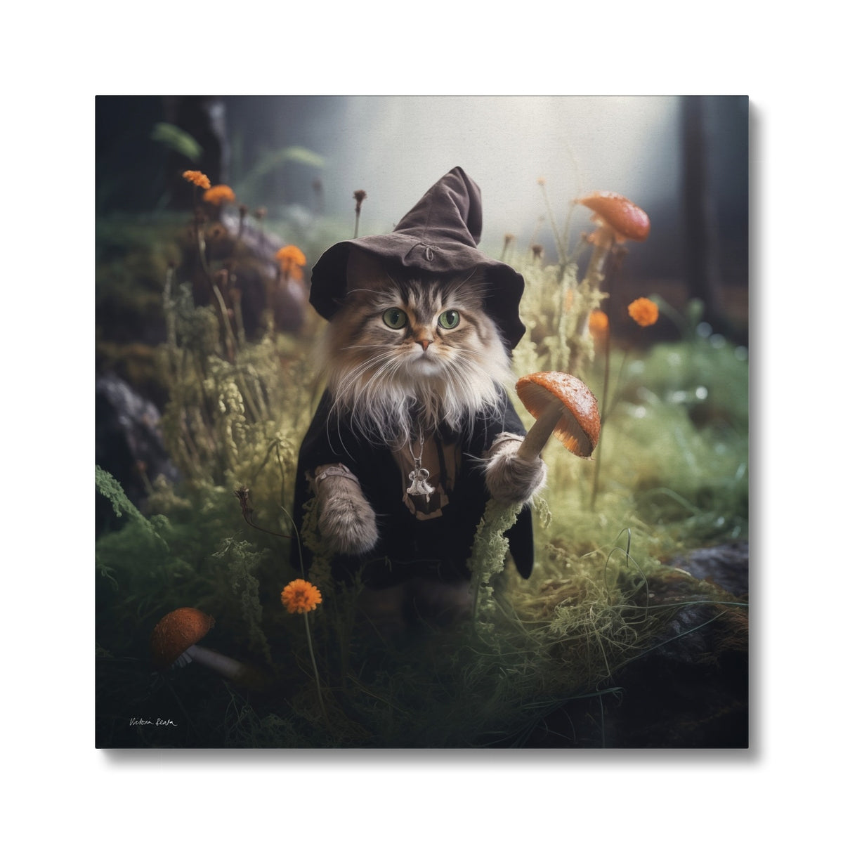 The Keeper of the Halloween Canvas