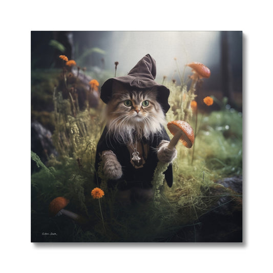 The Keeper of the Halloween Canvas