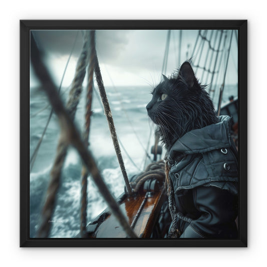 Sven's Tale Framed Canvas