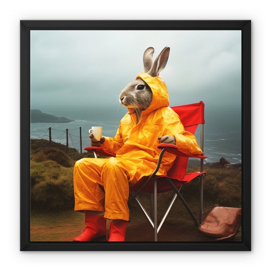 My Summer Holidays Framed Canvas