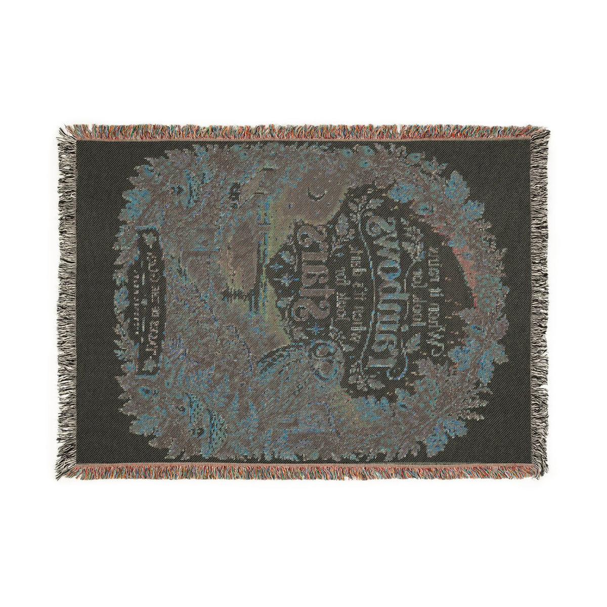 Nativity Woven Throw Blanket – Blessed Are the Pure in Heart Design