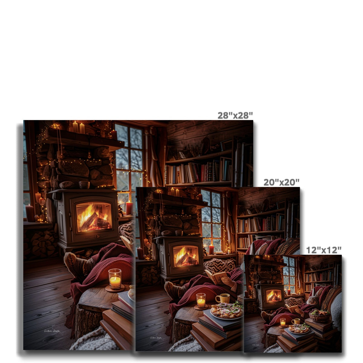 Rabbit's Storytelling Circle Canvas