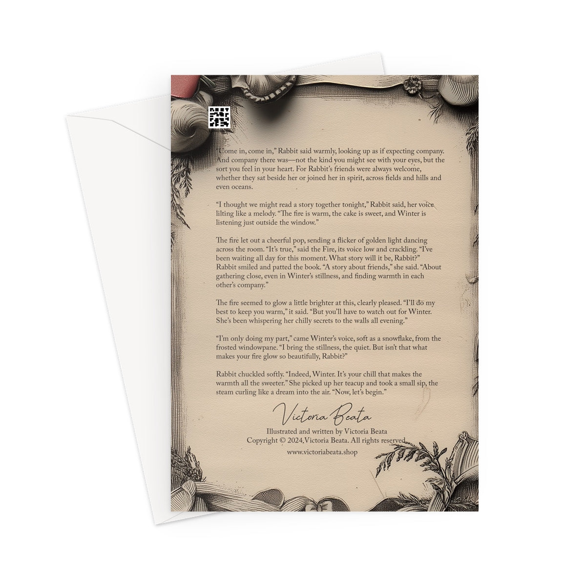 A Story For Friends Greeting Card