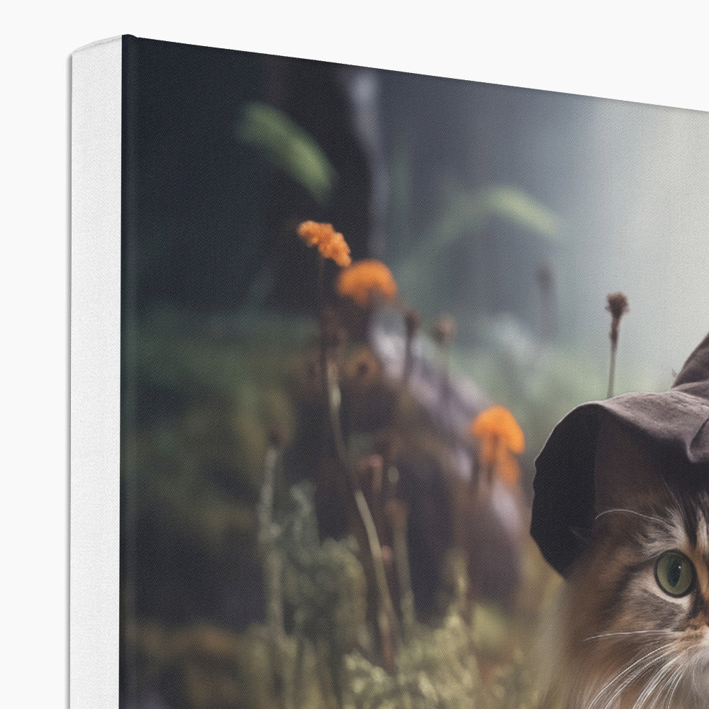 The Keeper of the Halloween Canvas