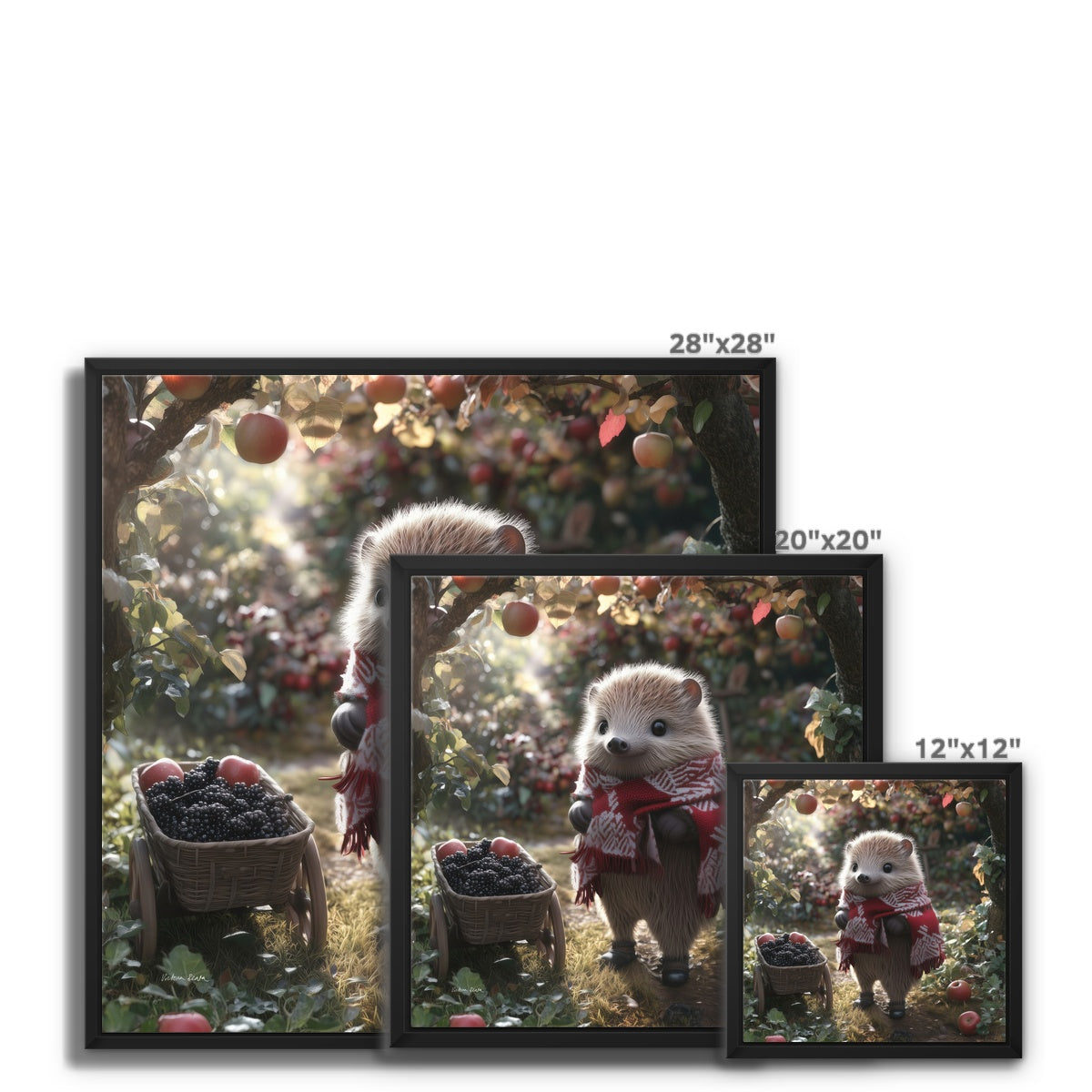 The Apples Framed Canvas