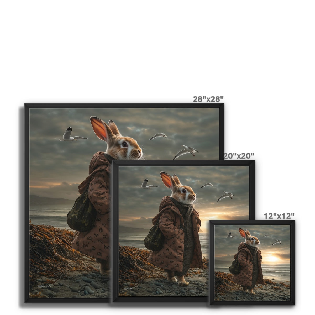 The Sea Framed Canvas