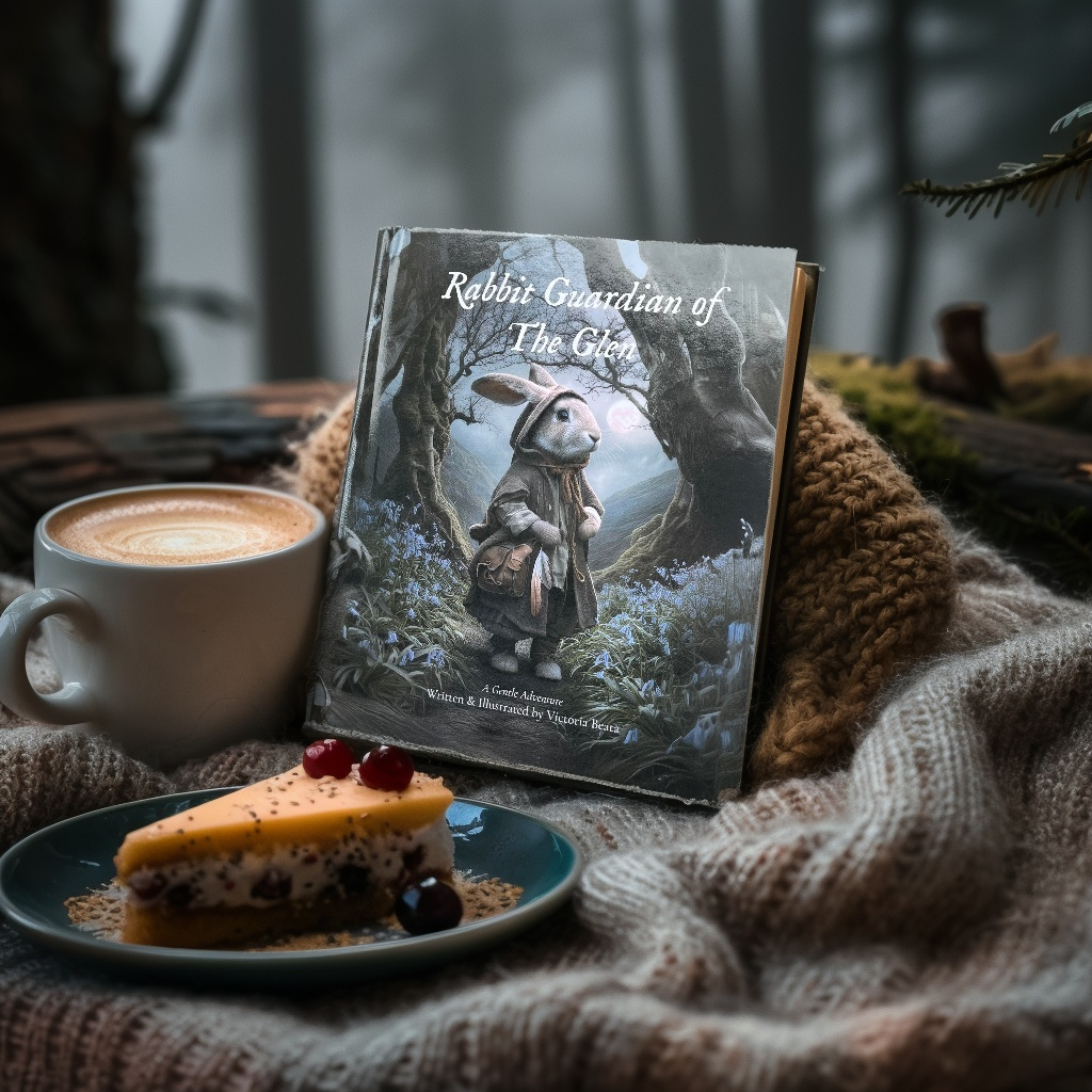 Rabbit Guardian of The Glen Hardcover Book by Victoria Beata